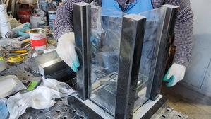 Собираем детали лампады в изделие